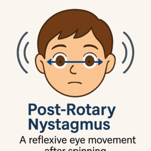 Here's an alt tag for the image: `Post-rotary nystagmus: eye movement after spinning`
